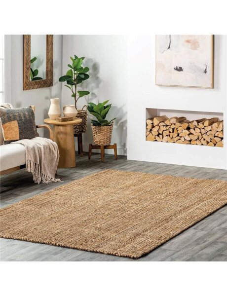 ALFOMBRA DE YUTE NATURAL. 90X150CM ALFOMBRA DE YUTE NATURAL. 90X150CM