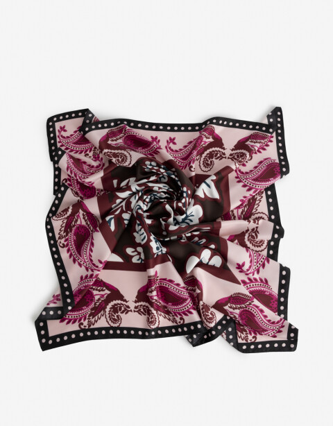 Pañuelos Raso Flores Pañuelo De Material Reciclado - Combinacion Multicolor