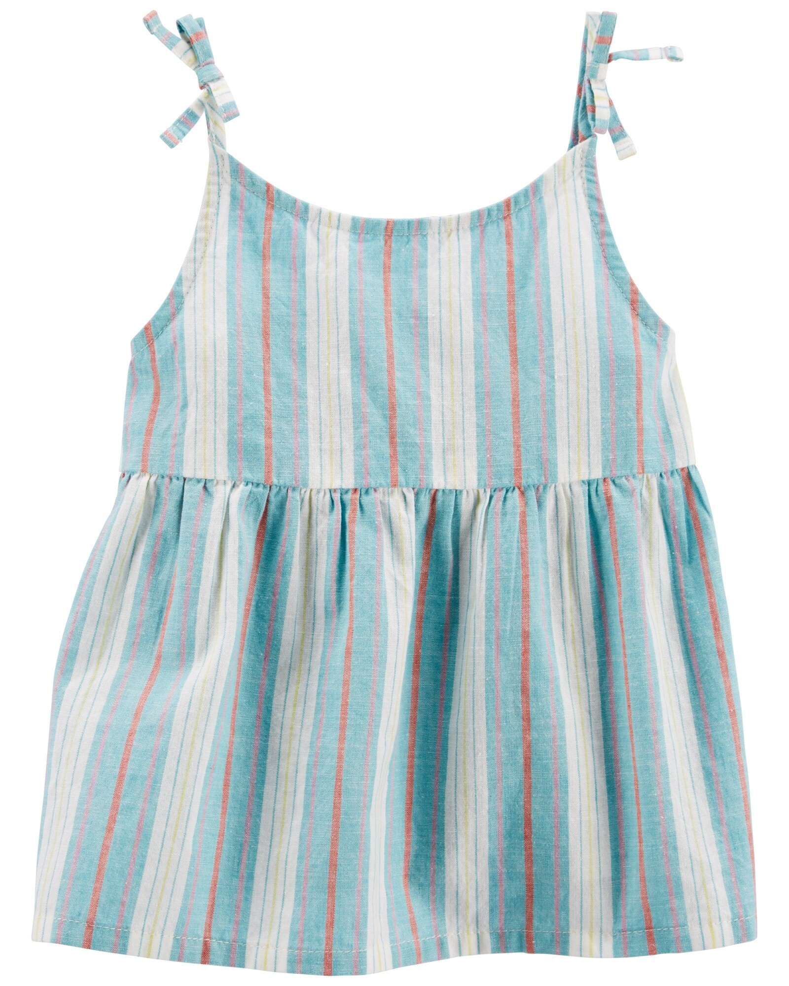 Blusa A Rayas de Lino 0