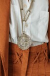 Escudo Chain Plateado