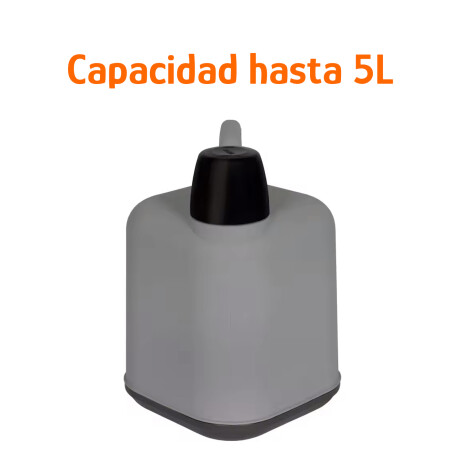 Bidón Térmico 5L Frio/Calor Tapa Manija Reforzada Portátil Gris