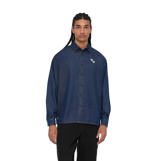 Camisa Rivvia Vv Denim - Azul Camisa Rivvia Vv Denim - Azul