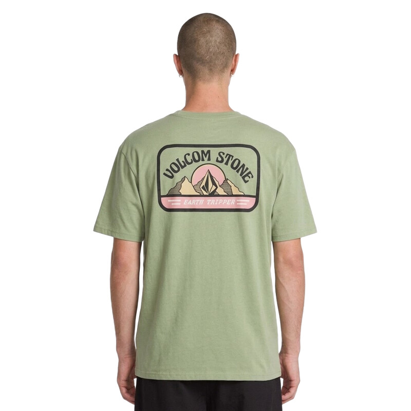Remera Volcom ABG GREAT DIVIDE SST - Verde Remera Volcom ABG GREAT DIVIDE SST - Verde