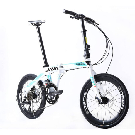 Java - Bicicleta de Ciudad- Plegable Fit. Rodado 20", 18 Velocidades., Color: Titanium. 001