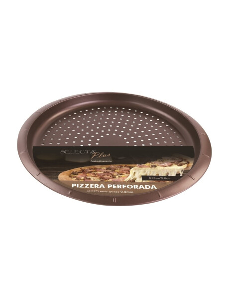 PIZZERA FONDO PERF ACERO D33X2.8CM ESP 0.5MM CHOCO PIZZERA FONDO PERF ACERO D33X2.8CM ESP 0.5MM CHOCO