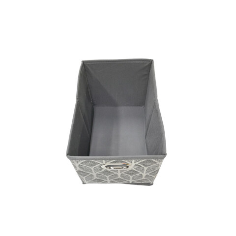 Canasto organizador plegable de tela 27x18x17cm Canasto Organizador Plegable De Tela 27x18x17cm