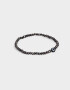Pulseras Elásticas Pulsera Con Mostacillas - Negro