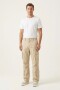 Pantalon cargo recto BEIGE