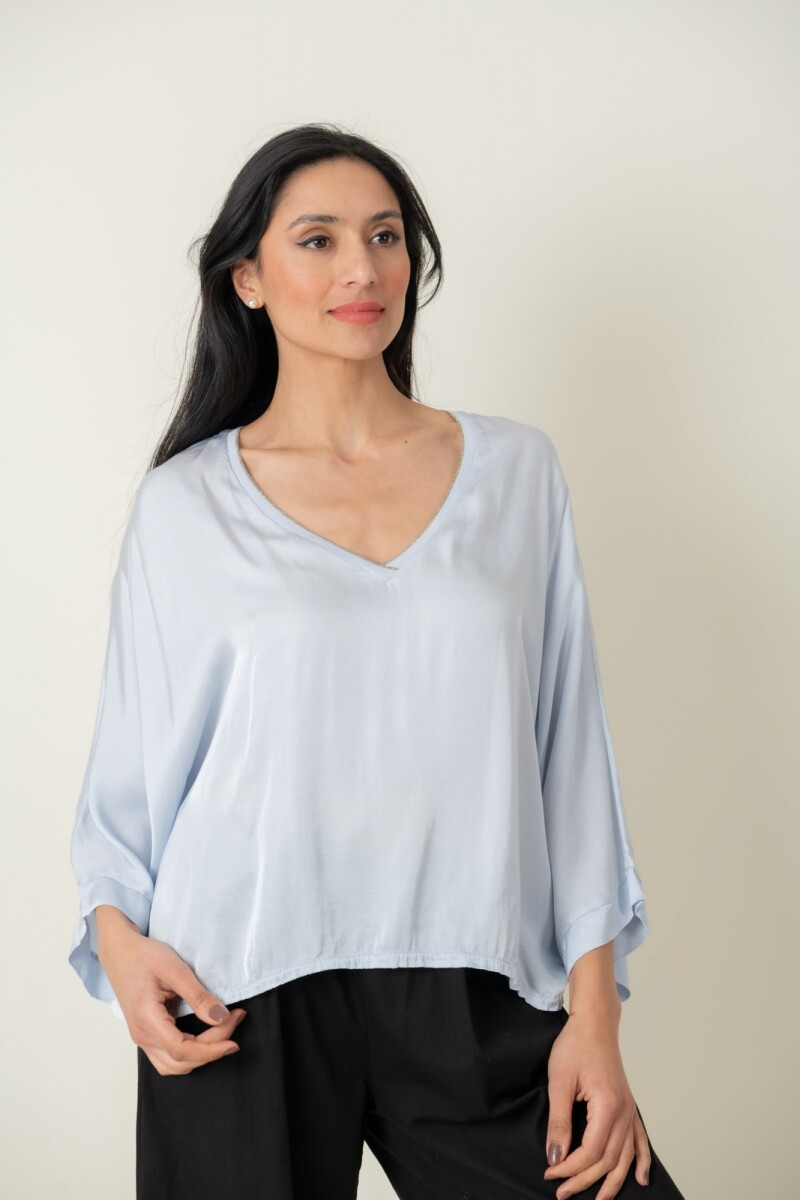 BLUSA CEDRON - Celeste 