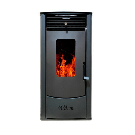 Calefactor a Pellet 11kW hasta 110m² con Kit de Caños Incluido Warm Calefactor a Pellet 11kW hasta 110m² con Kit de Caños Incluido Warm
