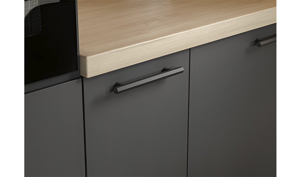 Tirador hexagonal RE33 negro 160