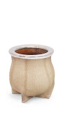 MATE DE CERÁMICA CHICO DELTA PATCH BEIGE