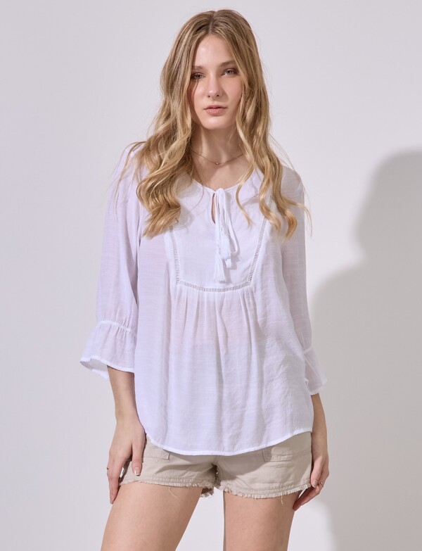 Blusa Garden BLANCO