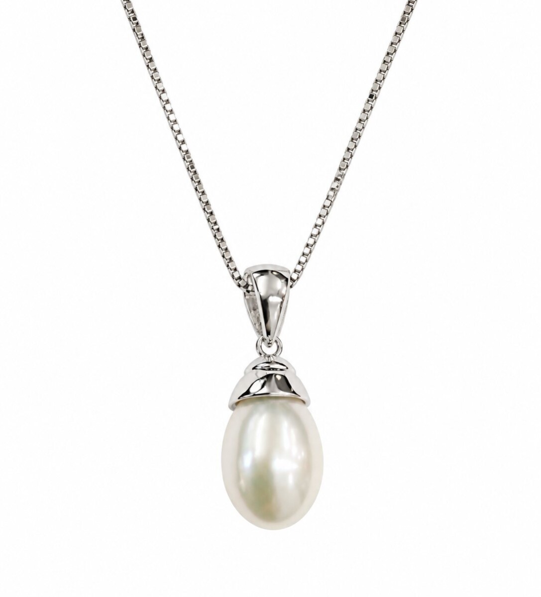 Cadena con colgante perla de cultivo 