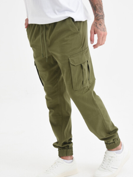 Pantalón cargo jogger Verde