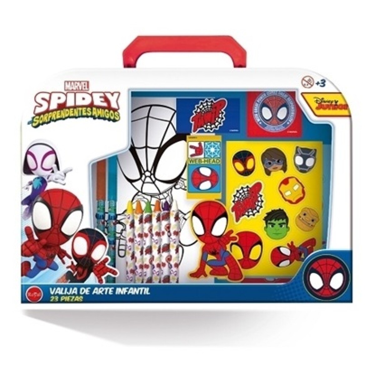 Valija De Arte Spidey 23 Pcs 