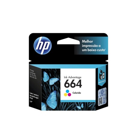 Cartucho HP 664 Deskjet F6V28AL Tricolor Cartucho HP 664 Deskjet F6V28AL Tricolor