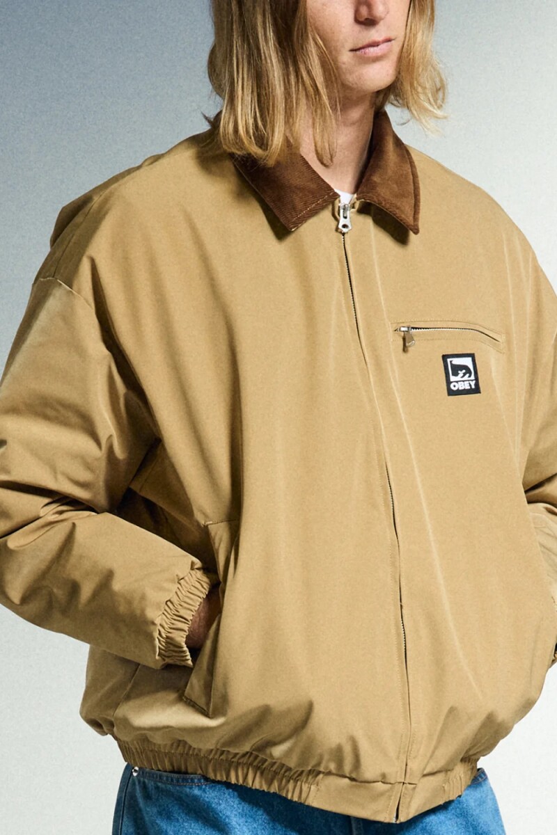 OBEY ELYSIAN JACKET Beige