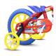 Bicicleta Niño Infantil R12 Con Ruedas De Entrenamiento Rojo
