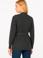 Saco Obol Gris Melange Oscuro