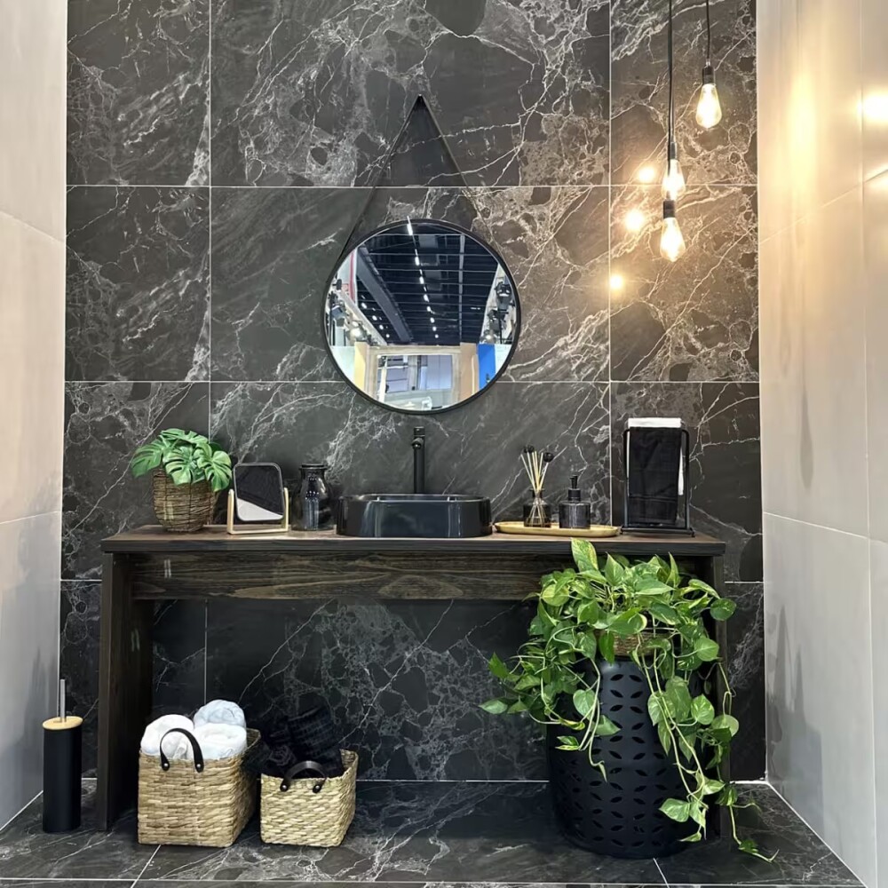 Gres San Pietro Black 60x120 cm Mate y Rectificado Gres San Pietro Black 60x120 Cm Mate Y Rectificado