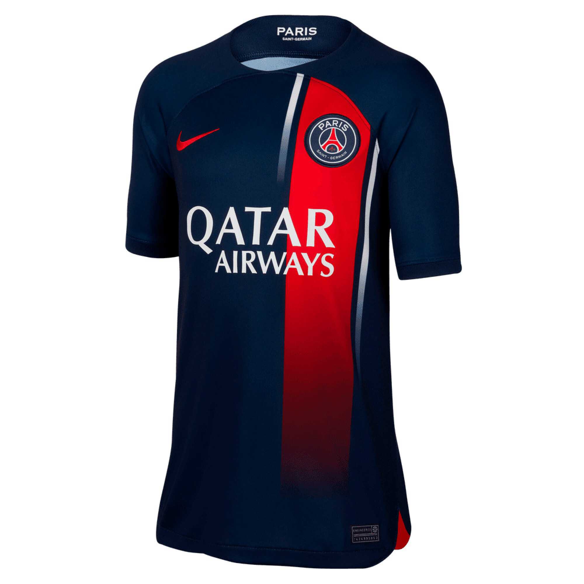 Camiseta Paris Saint Germain 2023 24 Stadium Home de Ninos Azul La Cancha