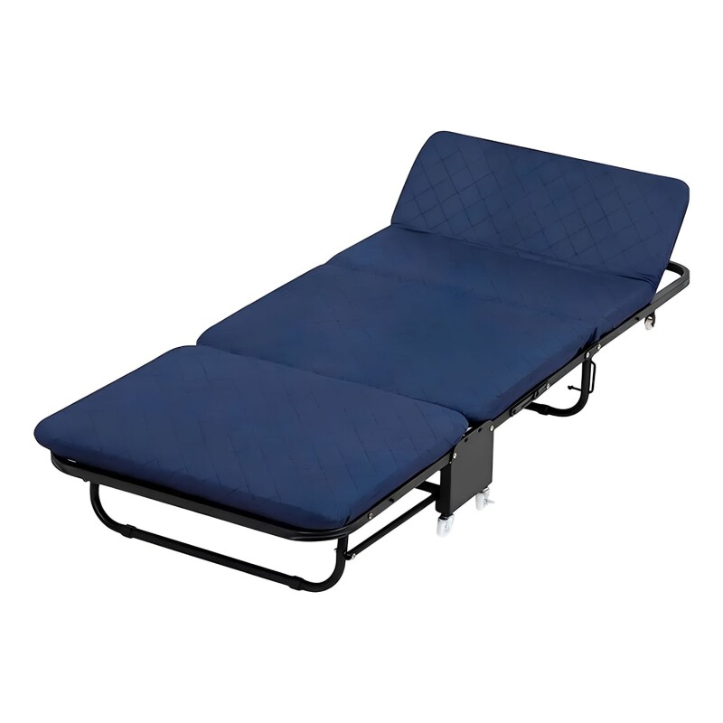 Catre cama plegable Lumax 180x75cm Acolchonado p/camping Catre cama plegable Lumax 180x75cm Acolchonado p/camping