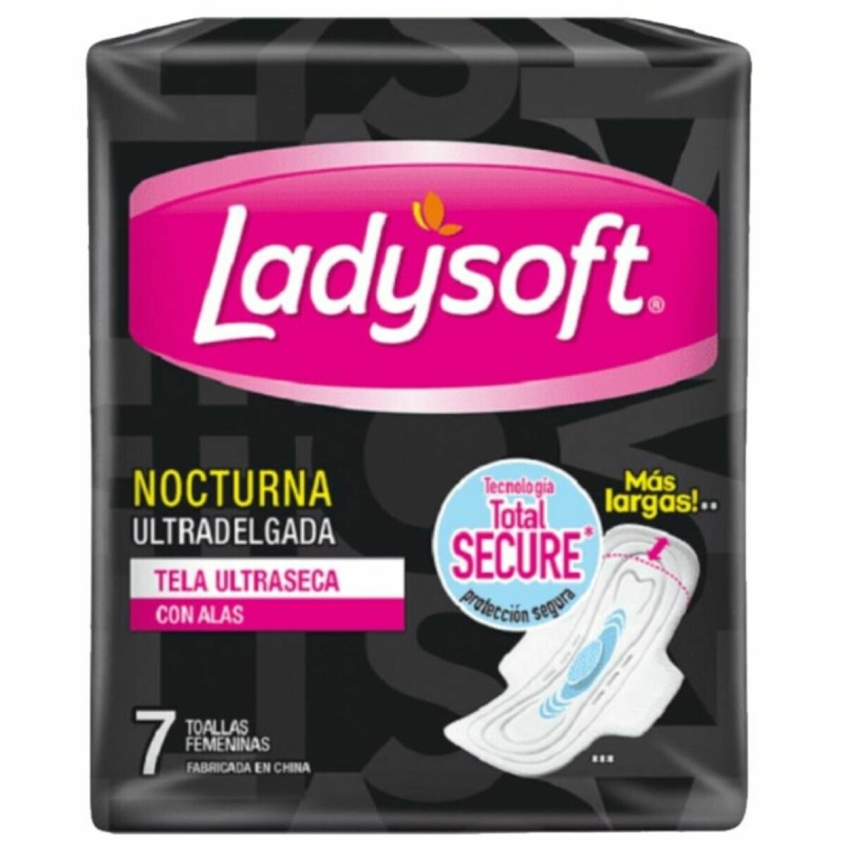 Ladysoft toalla - Nocturna ultradelgada x7 