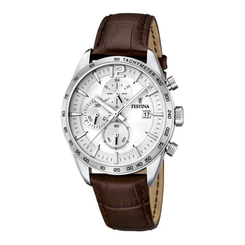 Reloj Festina Timeless Chrono F16760/1 para hombre malla de cuero Reloj Festina Timeless Chrono F16760/1 Para Hombre Malla De Cuero