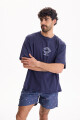 Remera Offline Azul