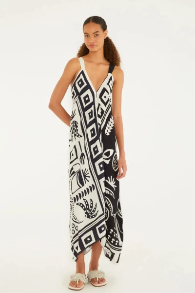 VESTIDO TROPICANO Negro