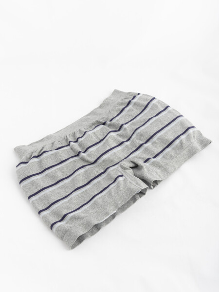 Boxer microfibra Rayado Gris