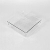 ORGANIZADOR CUAD ACRIL TRANSP 15X15X5CM Unica