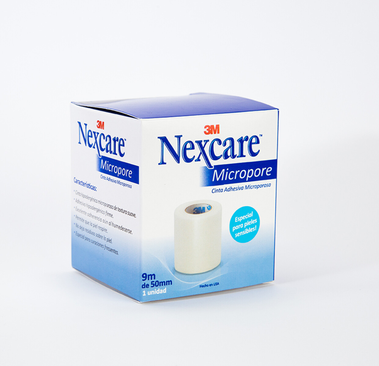 Nexcare cinta adhesiva plástica - Micropore 9m de 50 mm 