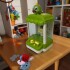 Máquina Infantil Grúa Agarra Juguetes Peluches Con Sonido Ax Variante Color Verde