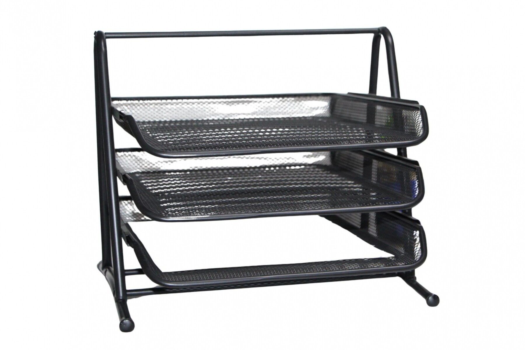 BANDEJA DE METAL DE 3 PISOS 