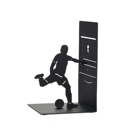 Sujeta Libros Goal Kick Metal Negro Unica