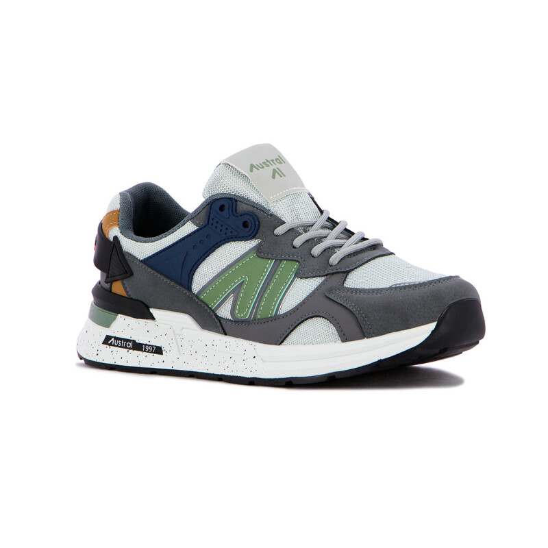 Austral Champion Lifestyle Ushuaia Hombre - Gris/verde Gris-verde