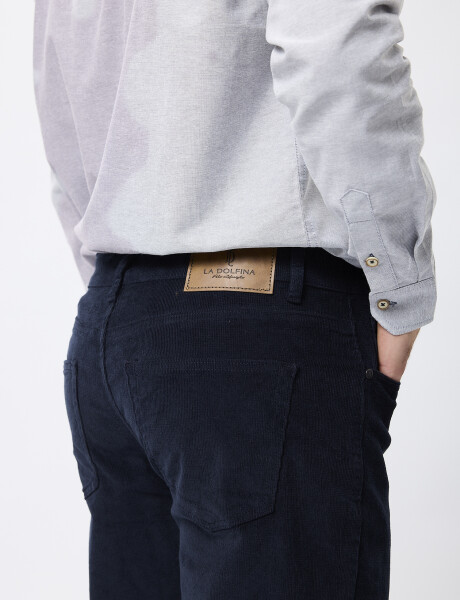 Pantalon pana Fields azul marino