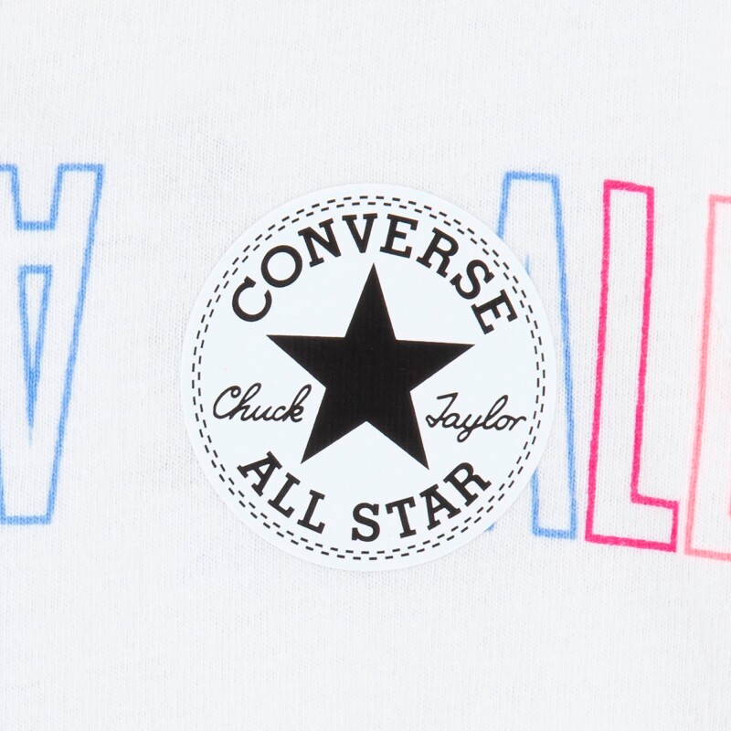 Camiseta Printed All Star Tie Tank de Niña Blanco