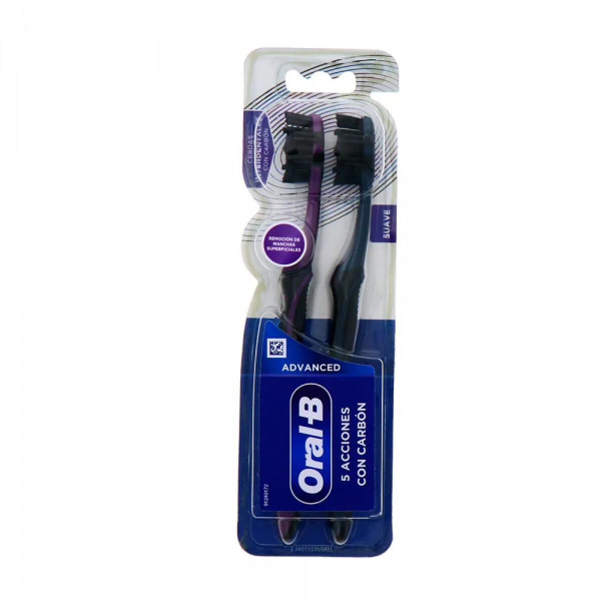 ORAL-B CEPILLO CARBON ACTIVO PACK X 2 