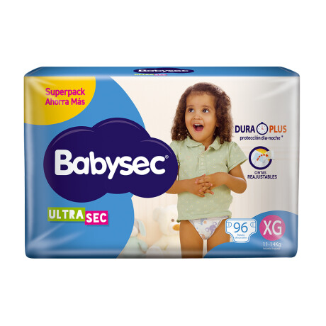 Pañales Babysec Ultrasec XG 96 Unidades Pañales Babysec Ultrasec XG 96 Unidades