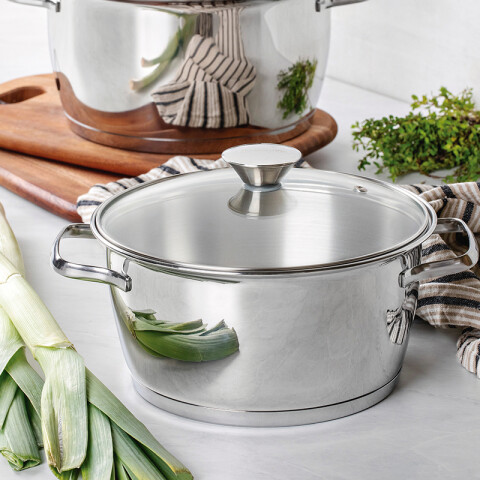 Cacerola honda c/asas y t. vid. 1,5 lts."allegra" TF1824