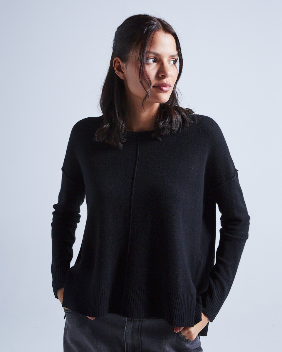 PULL COL ROND MANCHES LONGUES 
