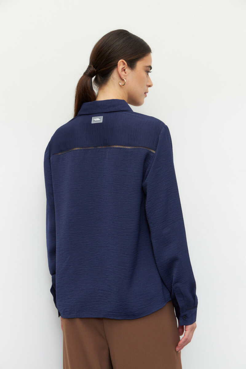 CAMISA TARTARUGA Azul Marino