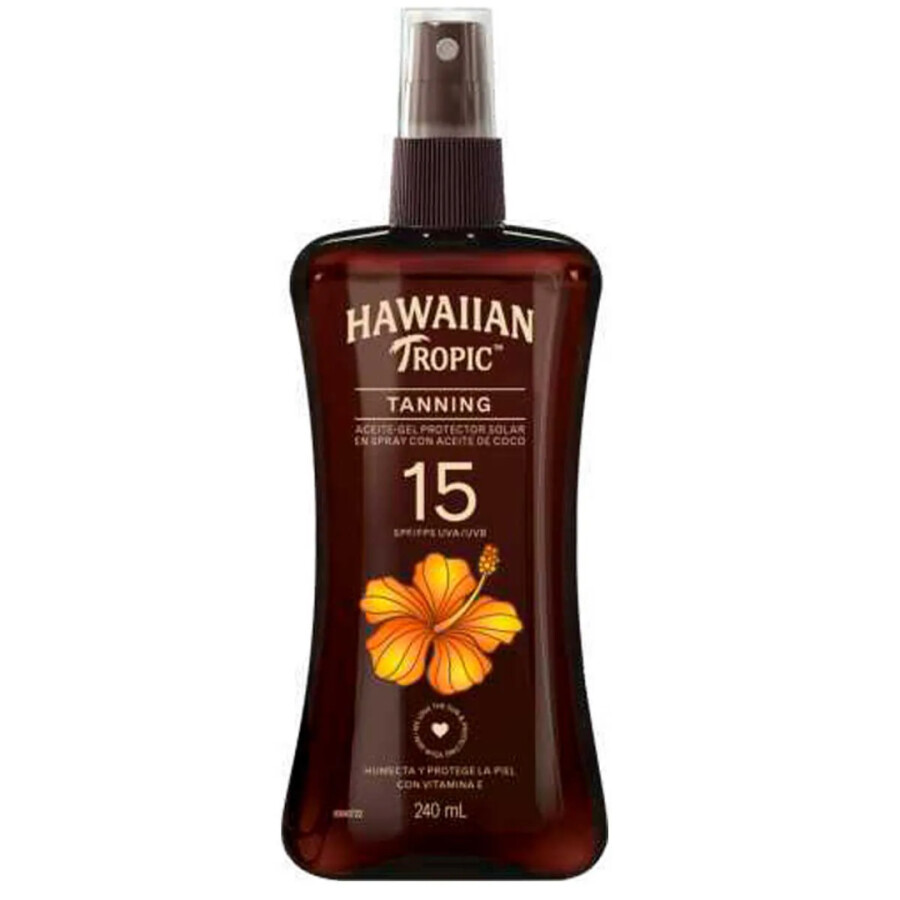 Gel y Aceite Bronceador FPS 15 240 ml – Hawaiian Tropic Gel y Aceite Bronceador FPS 15 240 ml – Hawaiian Tropic