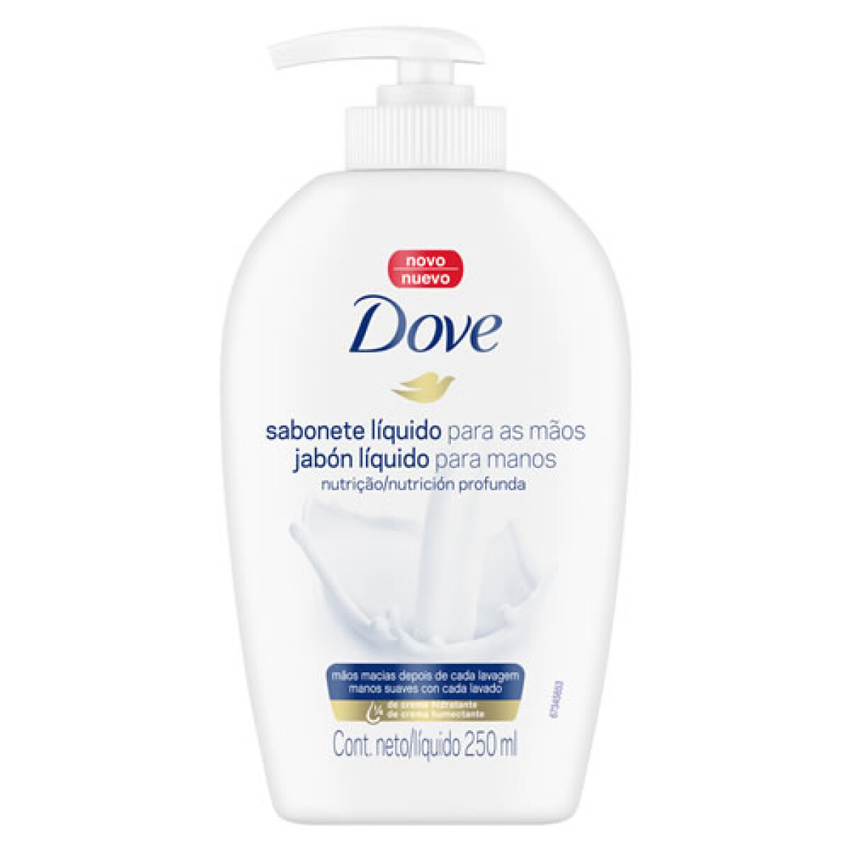 Jabón Líquido Manos Dove 250ml – Higiene y Suavidad