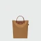 Longchamp - Cartera Tote plegable, de nylon y asa corta, Le pliage M Beige