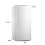 Freezer Vertical Frío Humedo 162 Lts Blanco INVERTER Blanco