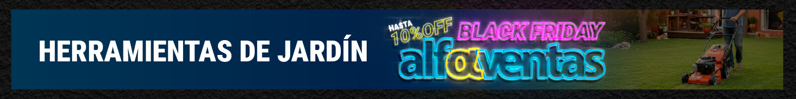 Herramientas de jardin Black Friday